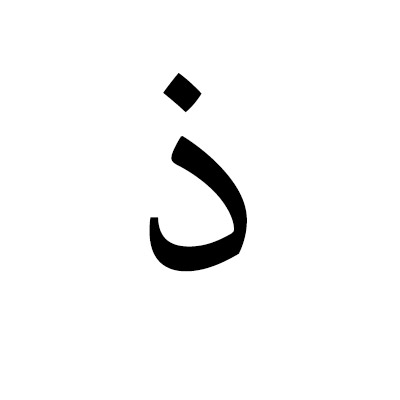 Letter dhal : ذ [ð] or [dh = z]
