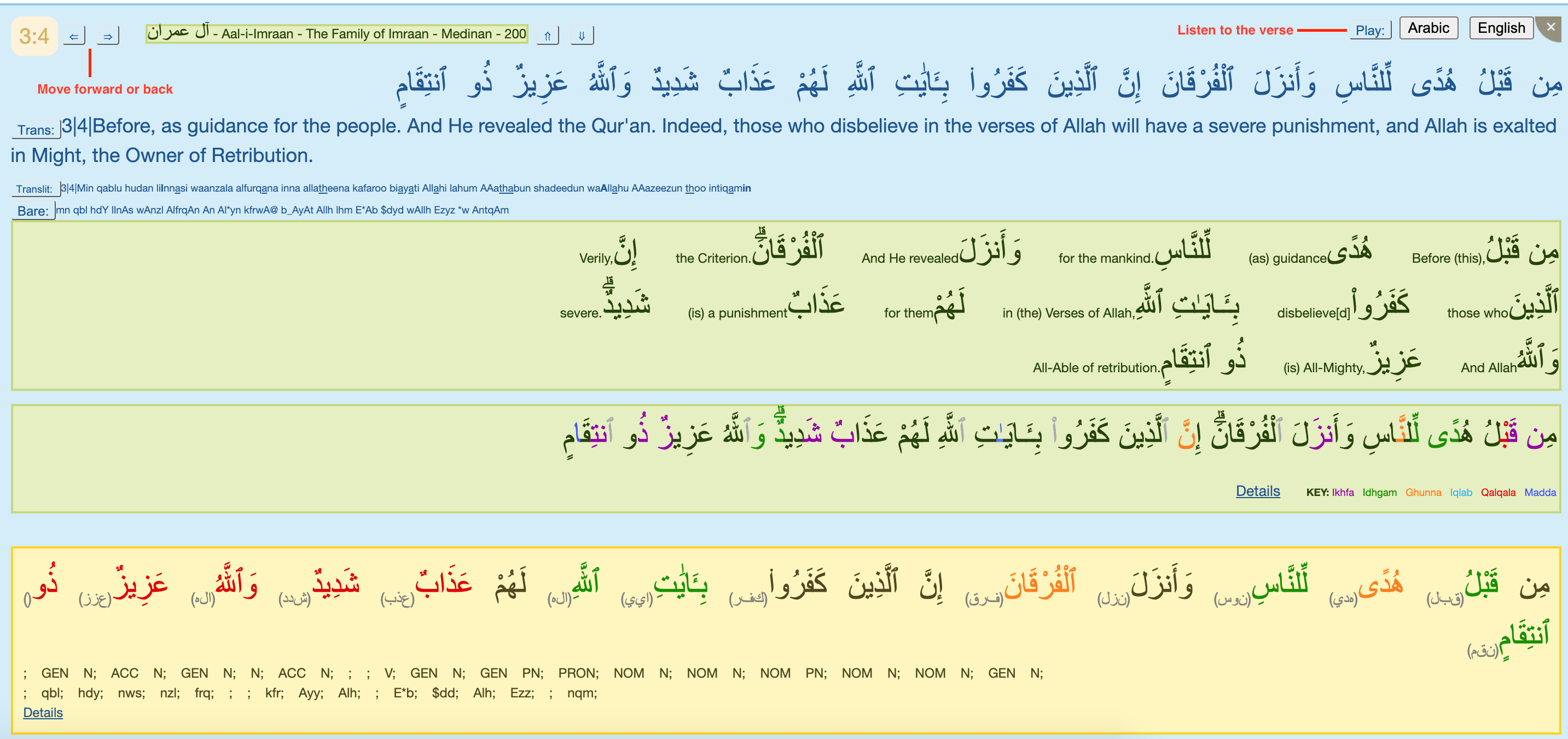 Arabic words basic conversion rules